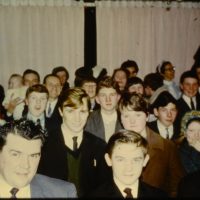 Bill Simpson, mom and dad with church group in Belfast